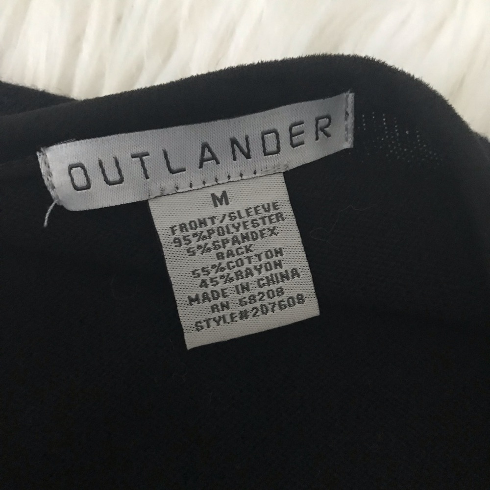 Outlander Open Drape Front Cheetah Print Cardigan… - image 5
